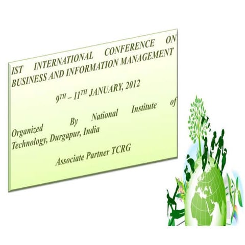 GREEN MARKETING - AN ANALYSIS OF CONSUMER BEHAVIOUR TOWARDS GREEN PRODUCTS