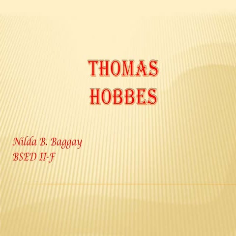 Thomas Hobbes