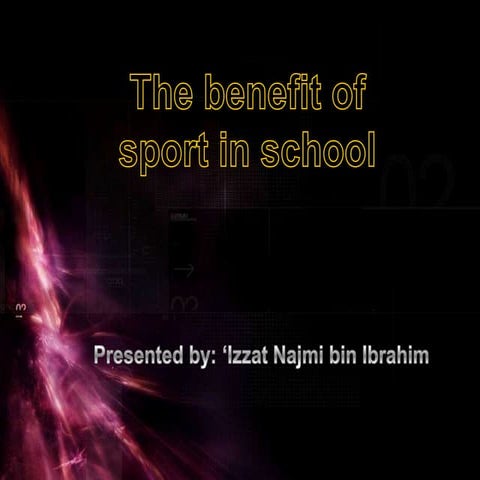 Importance of sports | PPT
