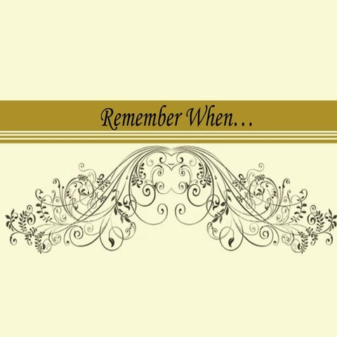 Remember When... A glance at past print ads