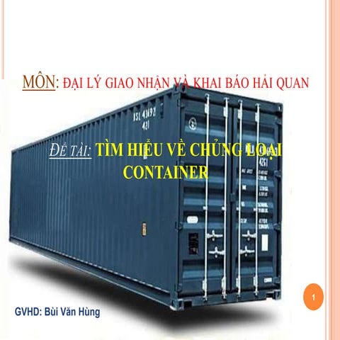Phân Loại container