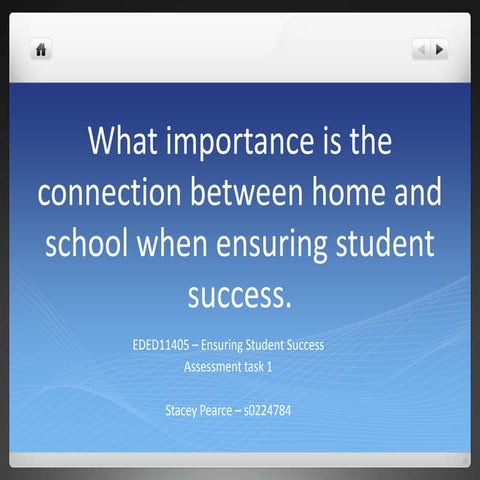 ESS-Homeschool connection