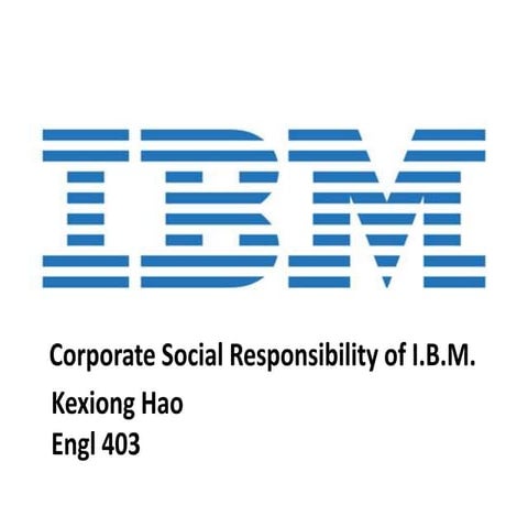 Csr ibm | PPT