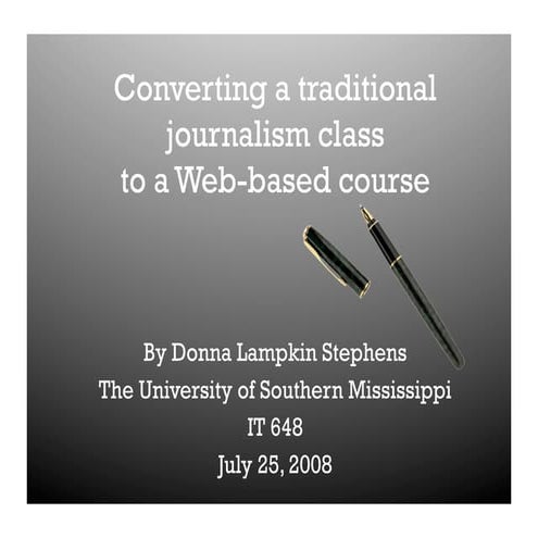 Converting J classes to the Web
