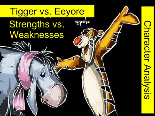 Eeyore and Tigger