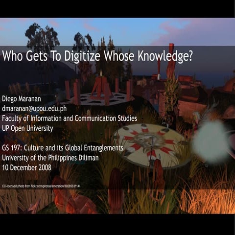 Who Gets To Digitize Whose Knowledge?