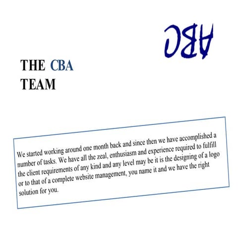 CBA team
