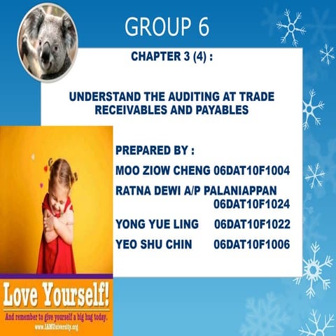 trade receivable and trade payable