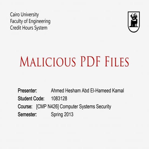 [CMP N426] Computer Systems Security