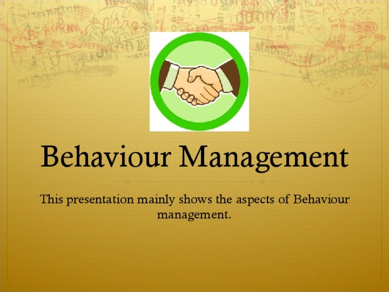 Behavior Management
