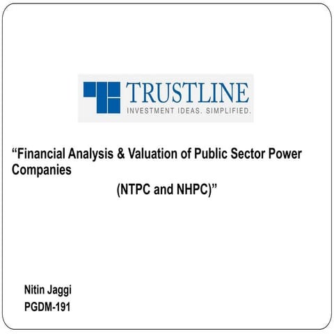 fundamental analysis and valuation of public sector power companies
