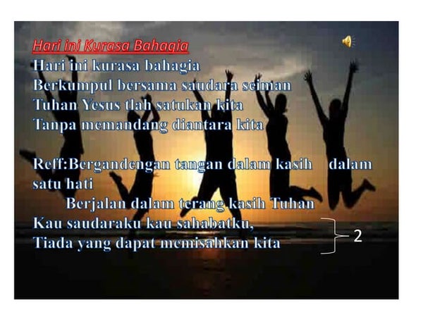 Lirik Lagu Ku Mau Slalu Bersyukur Sbab Cintamu Padaku Kumpulan Lagu Rohani KMK Gunadarma