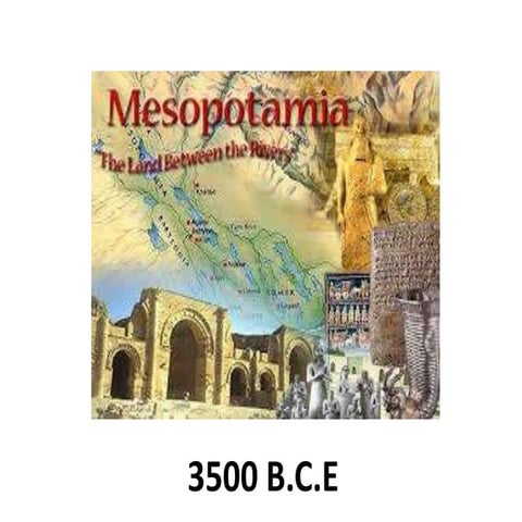 Mesopotamian civilization class vi history | PPTX