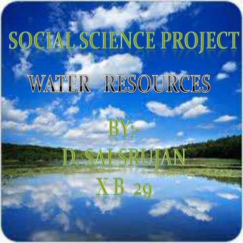 water resources
