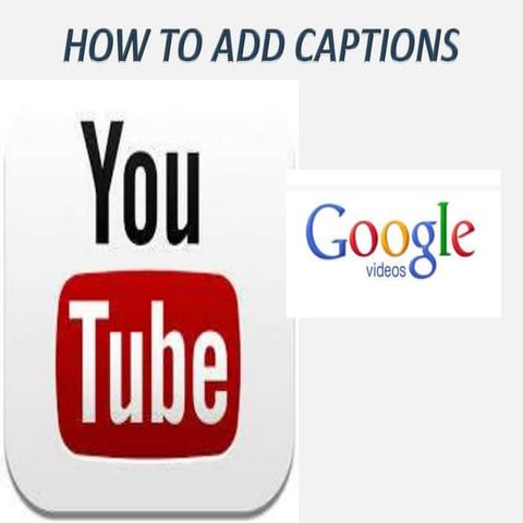 Want to caption your videos?