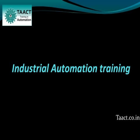 Industrial Automation training