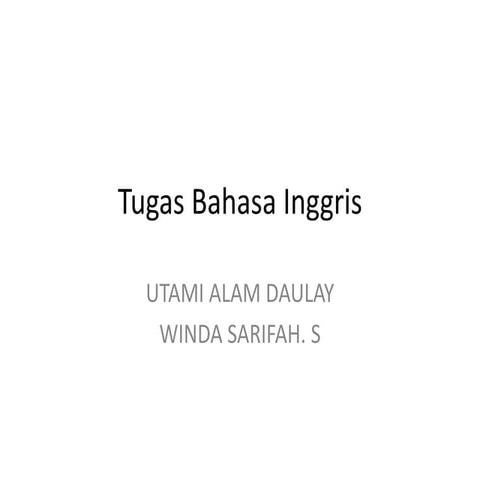 tugas bahasa inggris