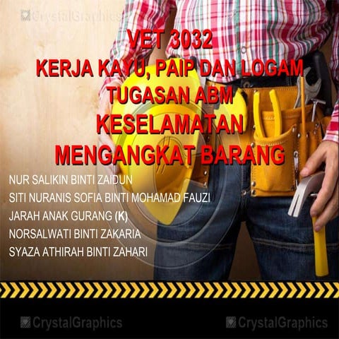 Langkah keselamatan mengangkat barang