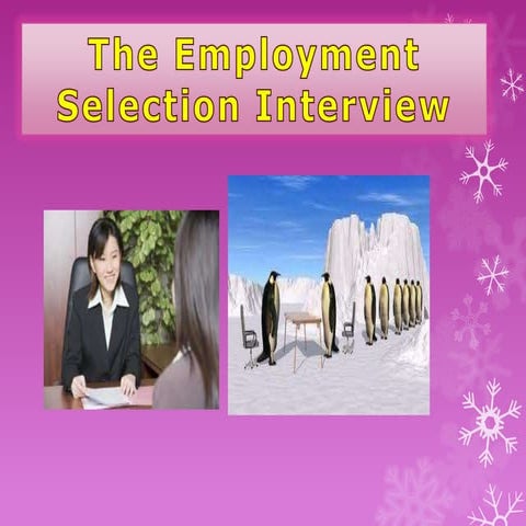 How to go in an interview
