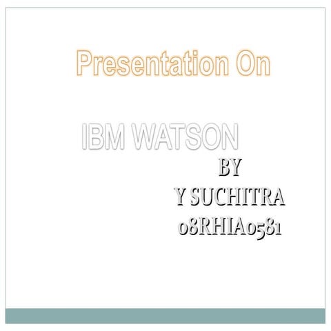 IBM WATSON