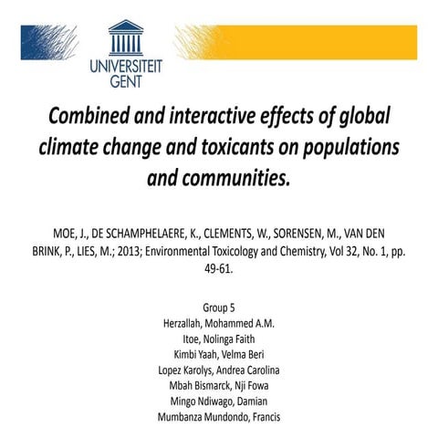 Ecological Risk Assessment 