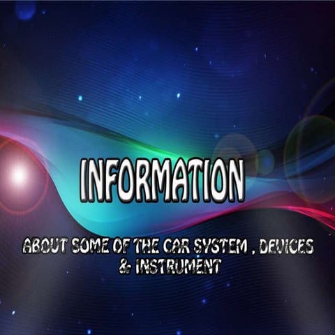 Info about car parts