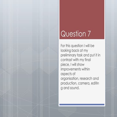 Question 7 | PPT
