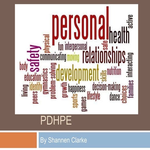PDHPE Shannen Clarke