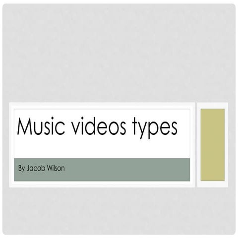 Common motifs within music videos | PPTX