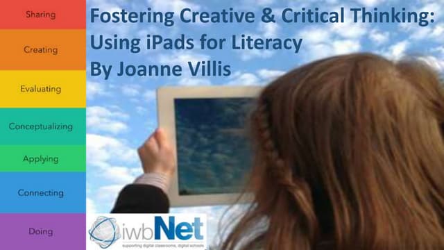 Fostering Critical and Creative Thinking Literacy Skills using iPads in Prima...