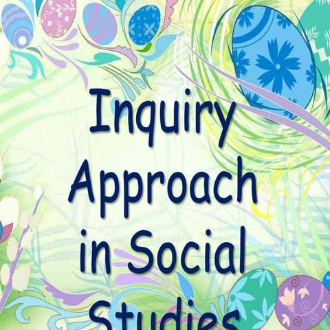 inquiry aproach in Social Studies