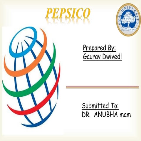 ppt on pepsico 