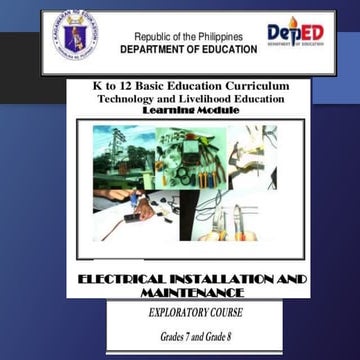 ELECTRICAL INSTALLATION AND MAINYINANCE EJ