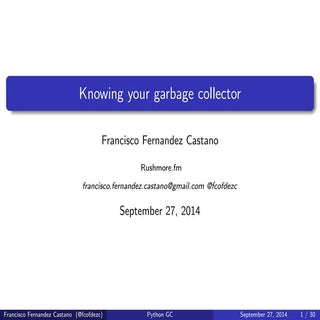 Knowing your Python Garbage Collector