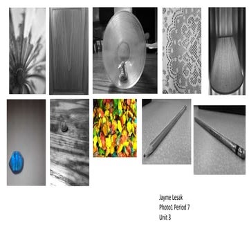 Susan Kulasik Unit 2 Elements of Design | PPTX