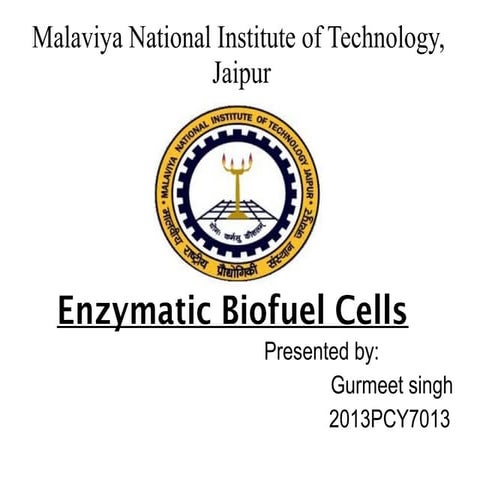 Enzymatic biofuel cells