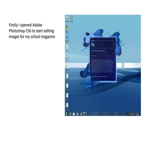 Production process of my School Magazine