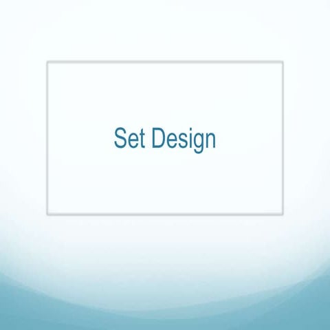 Bus Stop Set Design | PPTX