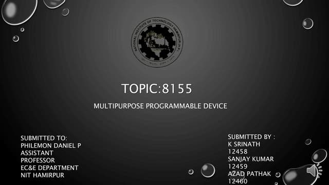 8155 Basic Concepts