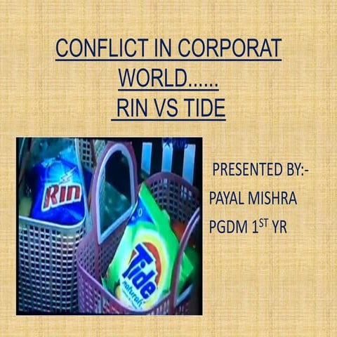rin vs tide | PPTX