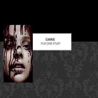 carrie film case study