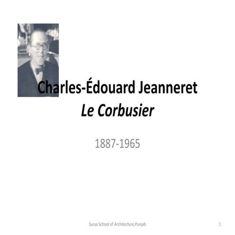 LE CORBUSIER
