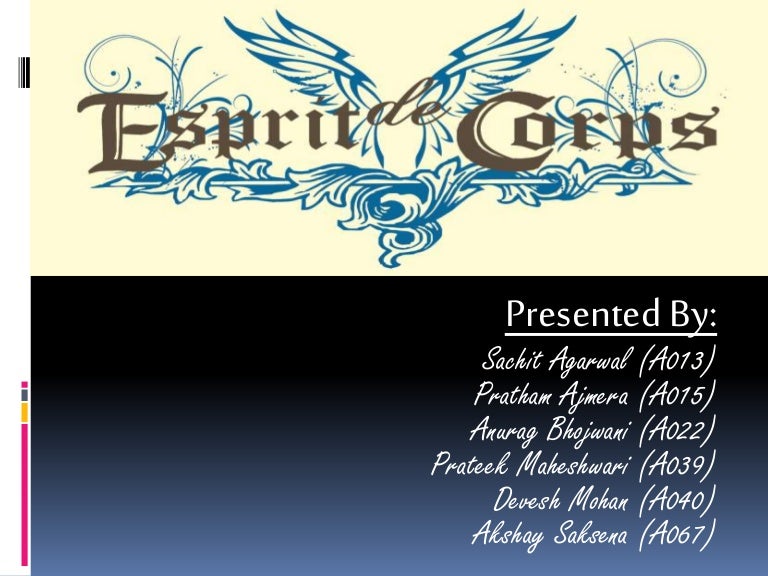 Esprit De Corps