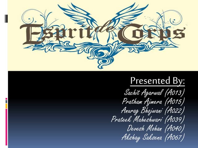Esprit De Corps