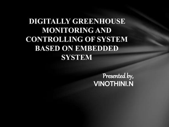embedded system for green g