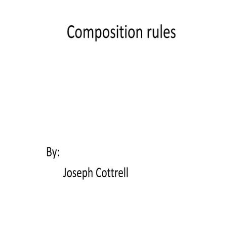 Composition Rules | PPT
