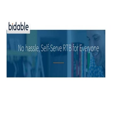 Bidable Self-Serve RTB Advertising | PPTX
