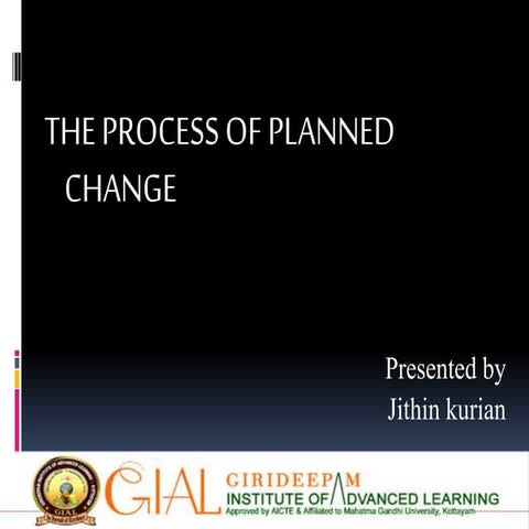 process of planned change