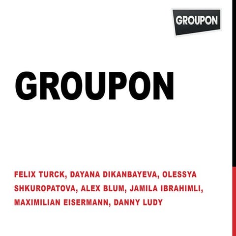 Student Presentation - Social Media & E-Commerce (Groupon) / BCO-216