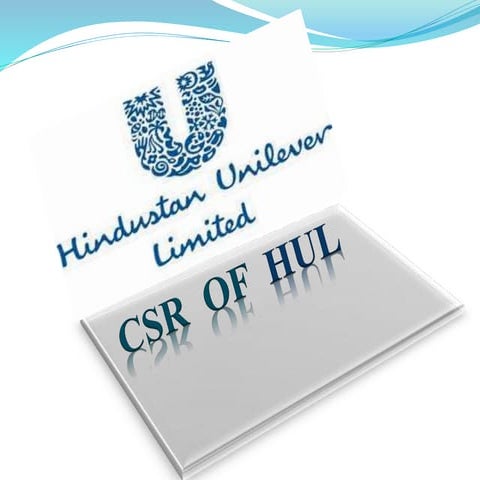 csr of hul